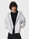 RT No. 50124 CROP ZIPPER HOODIE