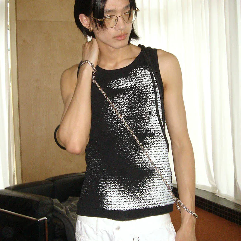 FUKUSU SILVER DOUBLE LAYER WALLET CHAIN