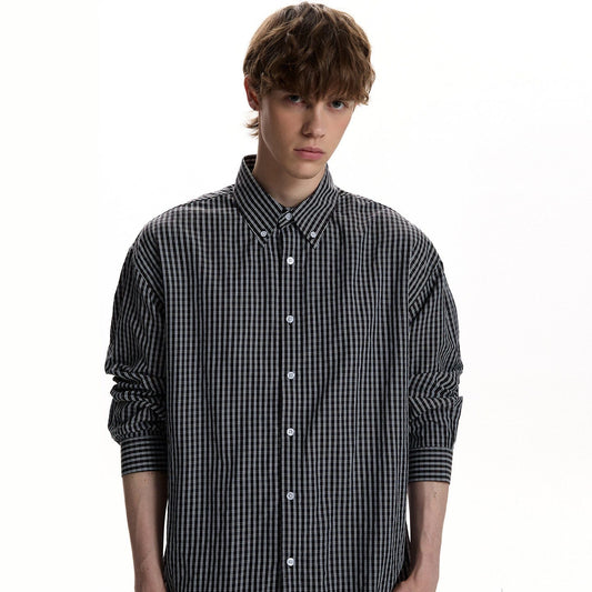 RT No. 59076 PLAID BUTTON UP SHIRT