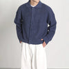 RT No. 11854 KNIT BUTTON-UP COLLAR SWEATER