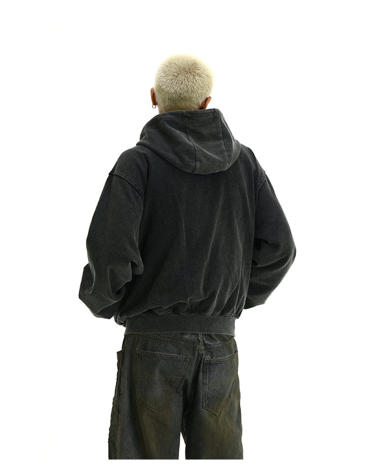 RT No. 11444 RECONSTRUCTED ZIP-UP HOODIE