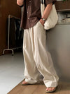 RT No. 31051 LINEN PLEATED STRAIGHT PANTS