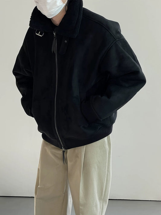 RT No. 12201 SUEDE ZIP-UP JACKET