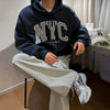 RT No. 10955 EMBROIDERED NYC PULLOVER HOODIE