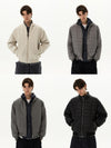 RT No. 59006 RIBBED STAND COLLAR JACKET