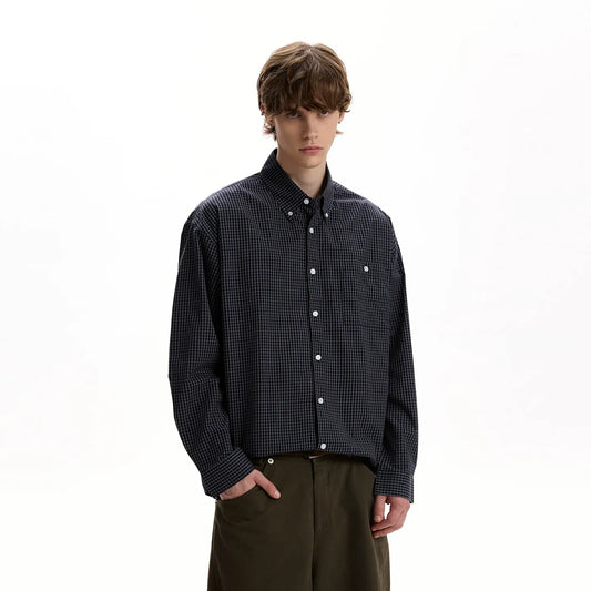 RT No. 40811 PLAID BUTTON UP SHIRT