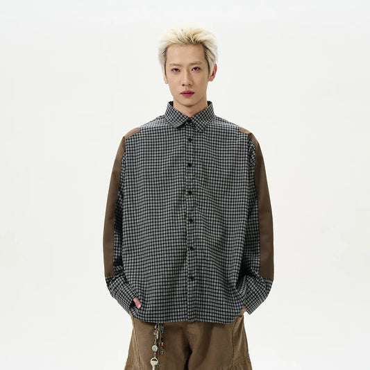 RT No. 40847 YORU PLAID BUTTON-UP SHIRT
