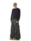 RT No. 32011 RECONSTRUCTED CARGO BAGGY PANTS