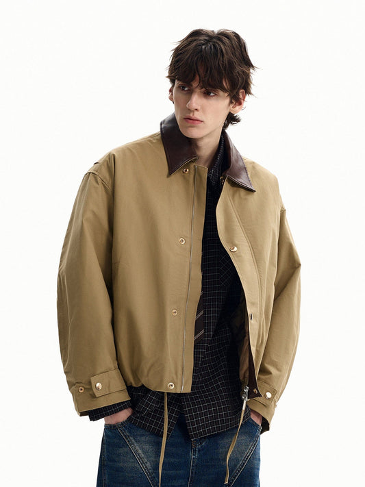 RT No. 55125 LEATHER COLLAR WORKWEAR JACKET