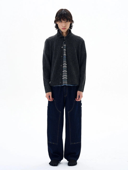 RT No. 29012 KNITWEAR WOOL BLEND CARDIGAN SWEATER