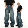 RT No. 10256 RECONSTRUCTED BAGGY DENIM JEANS