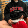 RT No. 12315 BOSTON LETTERED HOODIE