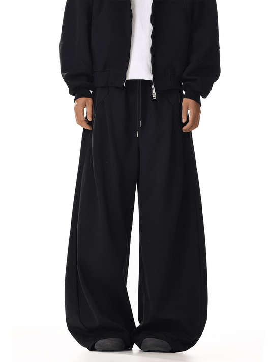 RT No. 32017 BLACK WIDE SCIMITAR SWEATPANTS