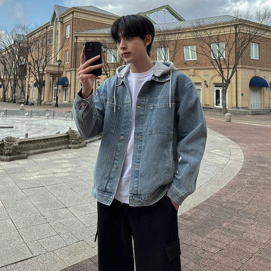 RT No. 29058 HOODED DENIM JACKET