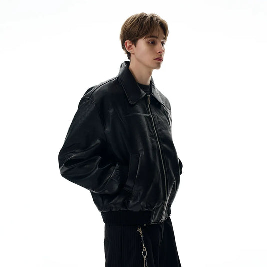 RT No. 42014 TSUKI BLACK LEATHER JACKET