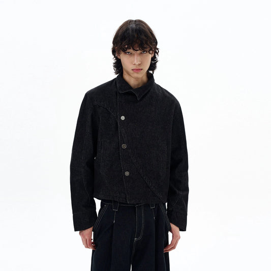 RT No. 29032 KENDO ABSTRACT DENIM JACKET