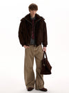 RT No. 58030 WOLF DOUBLE COLLAR JACKET