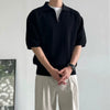 RT No. 11941 KNIT POLO QUARTER ZIP SHORT SLEEVE