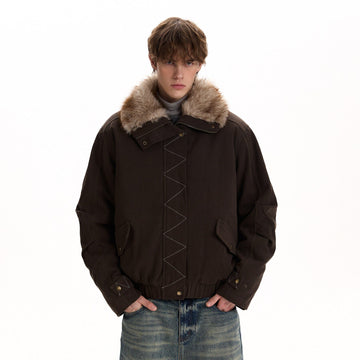 RT No. 58035 JIIN FUR COLLAR JACKET