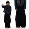 RT No. 50104 BLACK BAGGY DENIM JEANS