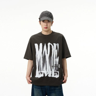 RT No. 11310 LETTERED FONT GRAPHIC TEE