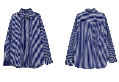 RT No. 10953 STRIPED BUTTON-UP SHIRT JK