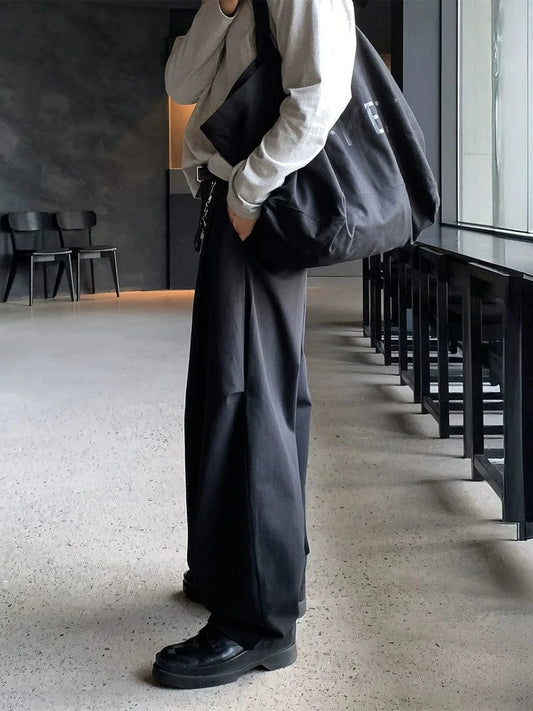 RT No. 32077 PLEATED STRAIGHT SUIT PANTS