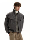RT No. 50243 WOOLEN STAND COLLAR WORKWEAR JACKET