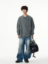 RT No. 11317 RECONSTRUCTED WASHED BLUE DENIM JEANS