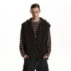 RT No. 59066 KNITWEAR HOODED ZIPPER SWEATER VEST