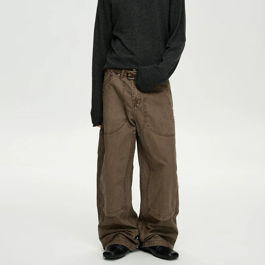RT No. 43002 RECONSTRUCTED LUMBER STRAIGHT PANTS