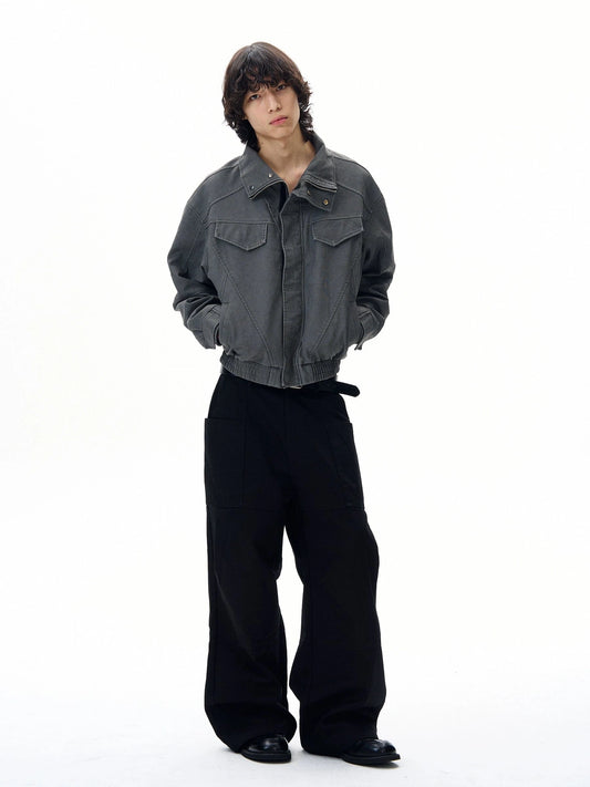 RT No. 31007 STAND COLLAR YORU DENIM JACKET