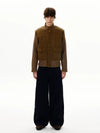 RT No. 50139 KNITWEAR SUEDE JACKET