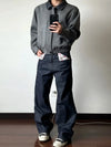 RT No. 32007 RAW DENIM BAGGY STRAIGHT JEANS