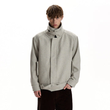 RT No. 59056 WOOLEN TRENCH COLLAR JACKET