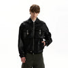 RT No. 40787 KNIGHT TEXTURED BUCKLE BOXY JACKET