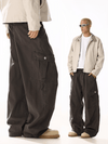 RT No. 19801 RECONSTRUCTED BROWN CARGO PANTS