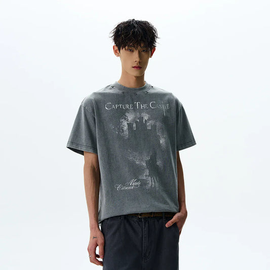 RT No. 40717 CASTLE GRAPHIC TEE