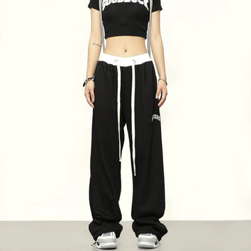 RTK (W) No. 502 CONTRAST DRAWSTRING SWEATPANTS