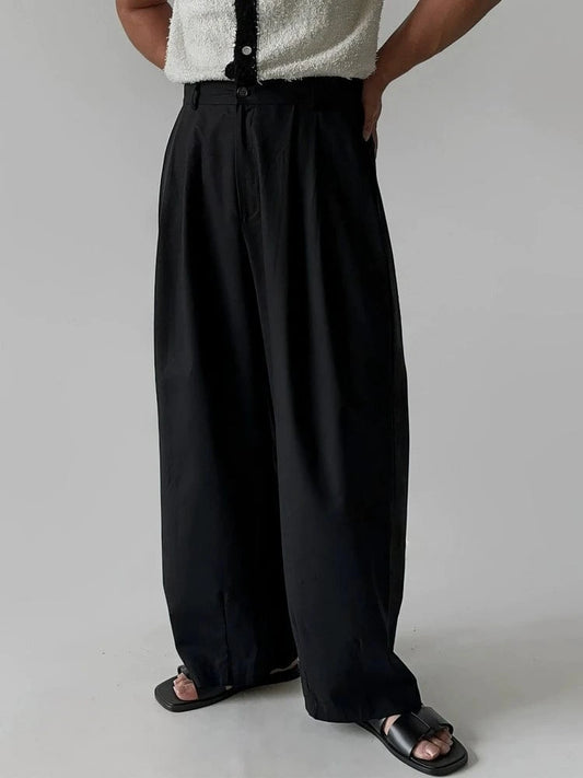 RT No. 31053 PLEATED STRAIGHT SUIT PANTS