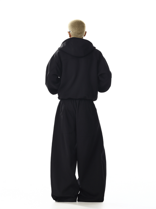 RT No. 32017 BLACK WIDE SCIMITAR SWEATPANTS