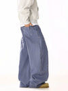 RT No. 19821 FRENCH PURPLE DISTRESSED BAGGY CARGO PANTS