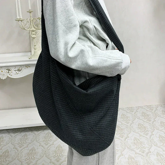 PLAID SHOULDER CROSS BAG