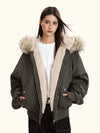 RTK (W) No. 544 FUR FLEECE ZIP-UP JK