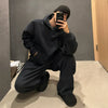 RT No. 48008 PULLOVER HOODIE & PLEATED SWEATPANTS