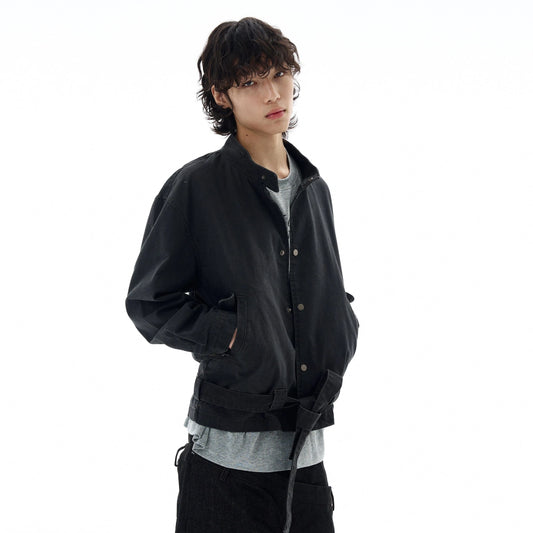 RT No. 25019 DARK GRAY WORKWEAR COLLAR JACKET