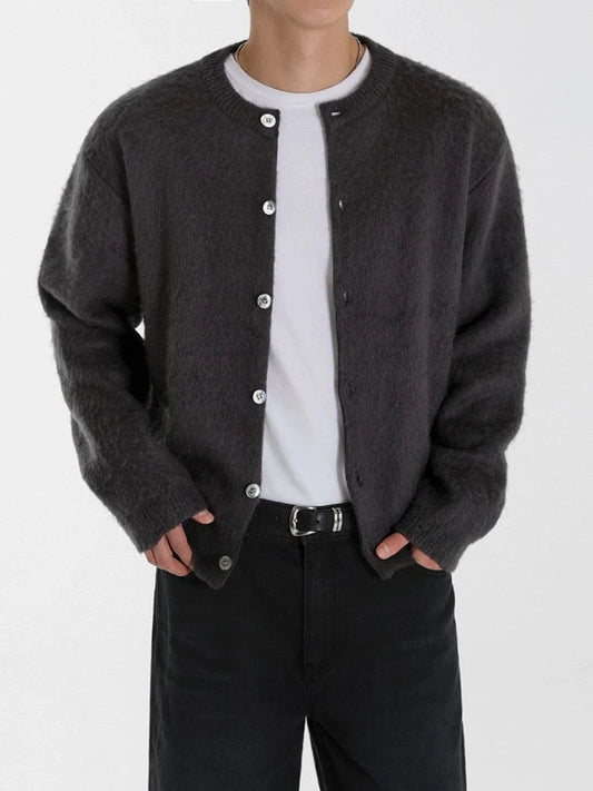RT No. 32614 DARK GRAY KNITWEAR CARDIGAN