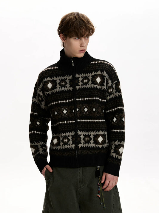 RT No. 50113 KNITWEAR MOCK NECK SWEATER