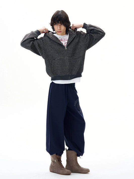 RT No. 31022 GRAPHIC BAGGY STRAIGHT SWEATPANTS