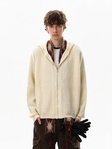 RT No. 50402 KNITWEAR KUKI ZIPPER HOODIE